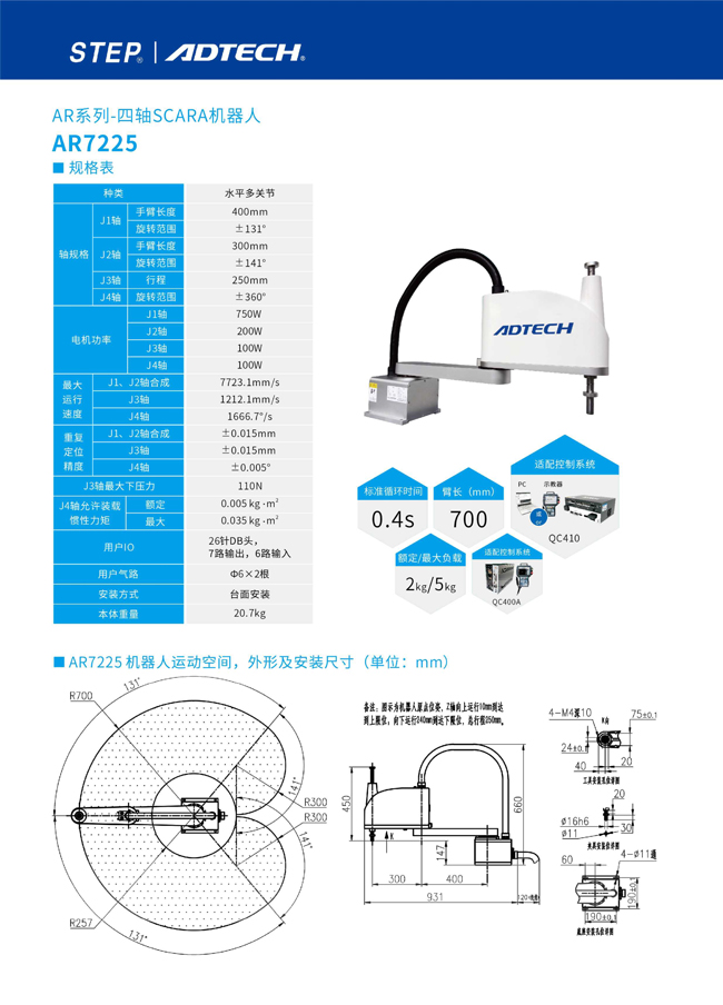 眾為興四軸scara機(jī)器人AR7225 圖片關(guān)鍵詞